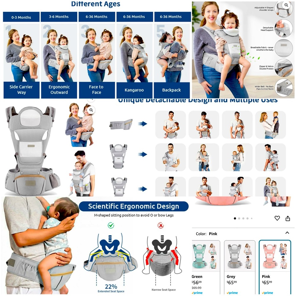 Multi-function carrier 6 in 1